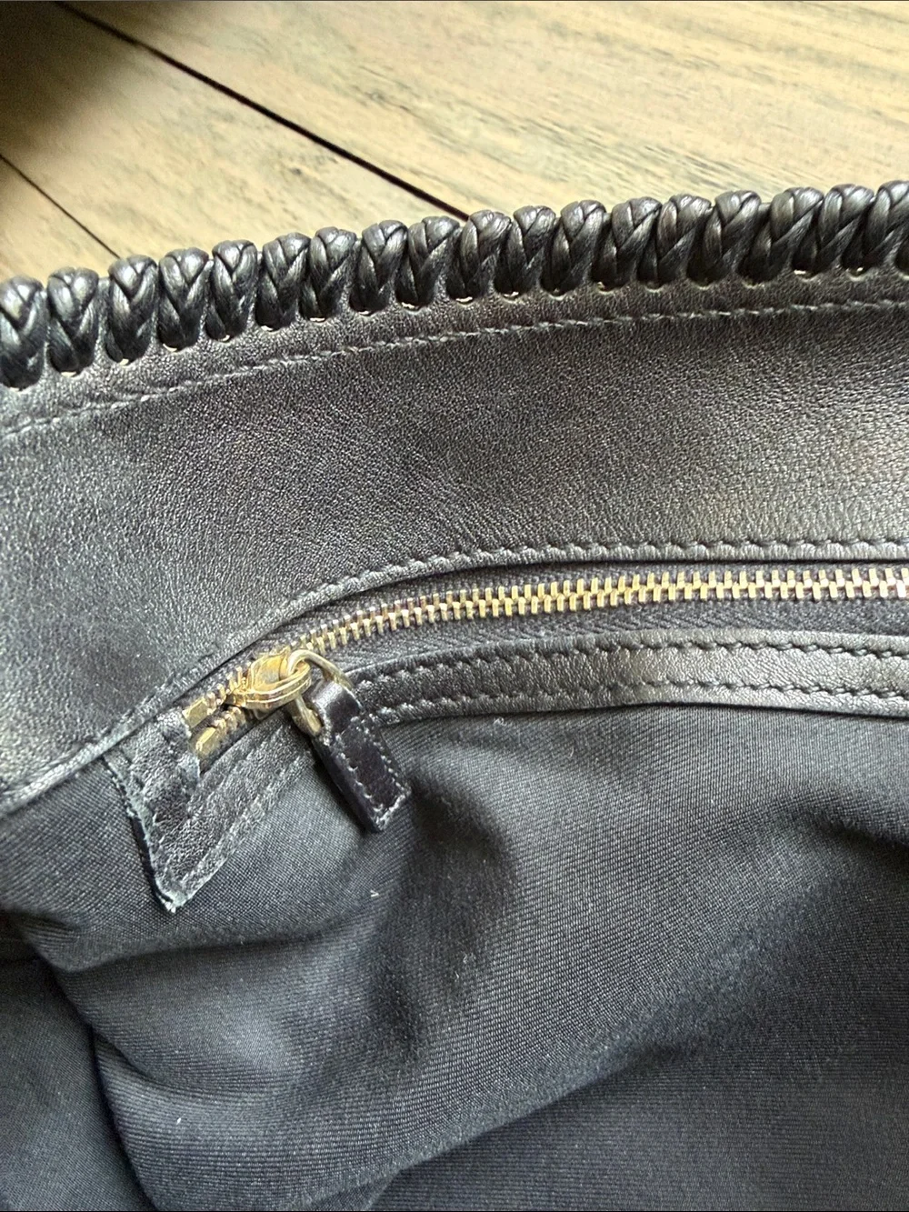 Gucci Horsebit Black Leather Hobo Bag